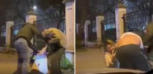 Eski sevgilisini sokak ortasında darp etti: O anlar kamerada