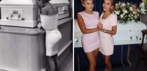 Acı mı, gösteriş mi kızının cenazesinden paylaştığı görüntüler olay oldu