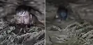 4 saat boyunca ota tutundu Mucize kurtuluş