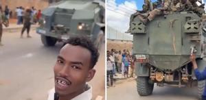 Türk yapımı zırhlı araçlarla, kenti teröristlerden kurtardılar