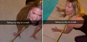 Kadına tasma takıp gezdirdi, sonrası daha skandal