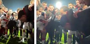 Hakan Çalhanoğlu’ndan maç sonunda tarihi konuşma