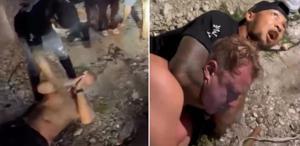 Kadınları taciz eden Rus turiste kabusu yaşattılar