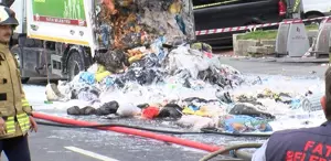 Fatih’te çöpe atılan karpit patlamaya neden oldu