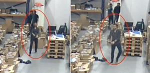 Görüntüler İstanbul Havalimanı’ndan Vurgunu yapıp bir de şampanya patlatmışlar