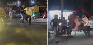 Tacize uğrayan 3 kadın sapığı evire çevire dövdü, çevredekiler film gibi izledi