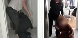 Eşini komşusuyla evinin yatak odasında yakaladı