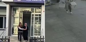 Mağaza önünden iki sandalye çalan kadın yakalandı İşte ilk sözleri