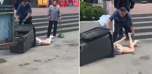 Temizlik görevlileri çöpte buldu, şaşkınlıkları kameraya anbean yansıdı