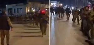 Suriye ordusundan dikkat çeken yürüyüş: Gazze bizim sloganımız, düşman sana geliyoruz