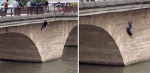 Köprüden nehre atlayan şahsı ekipler kurtardı