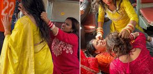 Eşinin kendisini aldattığını fark edince treni birbirine kattı