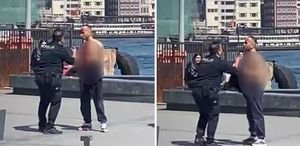 Fatih’te büfeden aldığı döner bıçağıyla kendisini yaraladı