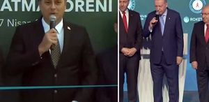 Cumhurbaşkanı Erdoğan’ın ROKETSAN’ın iki numarasına yaptığı uyarı törene damga vurdu