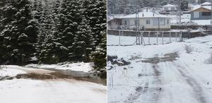 Baharı beklerken 5 ile lapa lapa kar yağdı