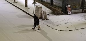 Kars’ta nisan sürprizi: Şehir merkezi 5 dakikada beyaza büründü