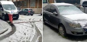 İstanbul’da dolu yağışı Ortalık beyaza büründü