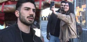 Kestaneci Alper’in ünü dünyaya yayıldı Turistler fotoğraf çektirmek için sıraya giriyor