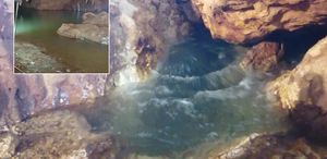 Yer altı kaynağı patladı, dünya harikası 13 yıl sonra su ile doldu