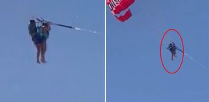 Skandal görüntü Yamaç paraşütüyle uçarken cinsel saldırıya uğradı