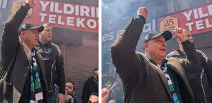 Recep Durul’dan flaş hareket Galatasaray aleyhine yapılan küfürlü tezahürata eşlik etti