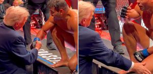 Trump’tan Brezilyalı dövüşçüye: Çok yakışıklı bir adamsın, model olabilirsin