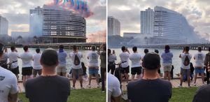 25 yıllık bina saniyeler içinde yıkıldı Sebebi deprem değil