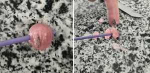 Şekerin içinden taş çıktı