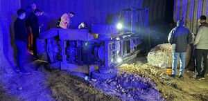 Patates deposunda devrilen forkliftin operatörü öldü