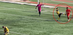 Amatör maçta rakibine defalarca tekme atan futbolcu tutuklandı