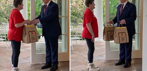 Trump’ın kapısına giden kurye neye uğradığını şaşırdı Diyalogları dikkat çekti