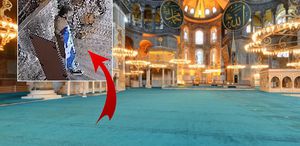 Ayasofya’da alçak provokasyon Polis iki Yunan’ı hemen yakaladı