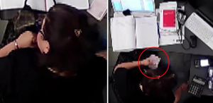 Diş kliniğinde 25 milyonluk vurgun iddiası Kameraya yansıyan görüntü bomba