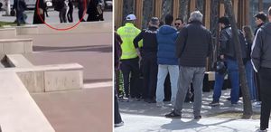 Kenti karıştıran iddia Şüpheliyi meydanda yakalayıp darp ettiler