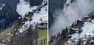 Trabzon’daki çığ anı cep telefonu kamerasına yansıdı