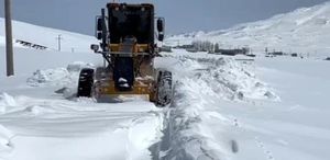 Bitlis’te yağan kardan pek çok köy yolu kapandı