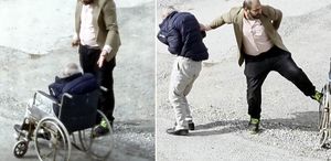 Tekerlekli sandalyedeki babasını azarlayınca mahalledeki gençler tarafından dövüldü