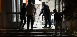 Saldırının yaşandığı okuldan geriye bu görüntüler kaldı