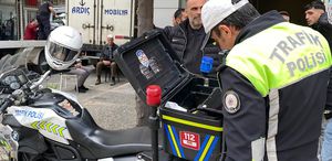 Kaldırımdan kaçtı, 500 bin liradan oldu