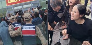 Gülistan Doku soruşturmasında adliyenin önü karıştı: Anne hastaneye kaldırıldı