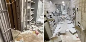 Ülke şokta Kanalizasyondan kaçan banka soyguncuları geride bu görüntüyü bıraktı