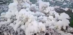 İsrail, Lübnan’da koca mahalleyi havaya uçurdu