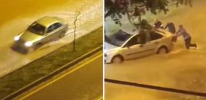 Adana’da şiddetli yağmur cadde ve sokakları göle çevirdi