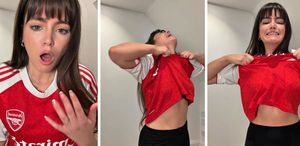 Manchester City’e kaybeden Arsenal taraftarı bir kadın sinir krizi geçirdi