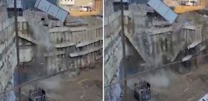 Fenerbahçe Stadı’nın yanındaki inşaatta çökme yaşandı