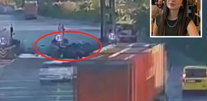 Genç doktorun aracı yanarken trafik umarsızca aktı