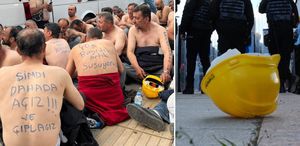 Bağımsız Maden İş, açlık grevi yapan 110 madencinin gözaltına alındığını açıkladı