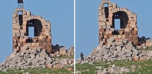 Tarihi yapıda tepki çeken halay