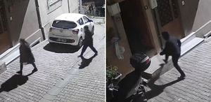 Adım adım takip edip binada taciz etti Kadının çığlıkları apartmanı inletti