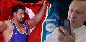 Cumhurbaşkanı Erdoğan’dan 13. kez Avrupa şampiyon olan Rıza Kayaalp’e telefon